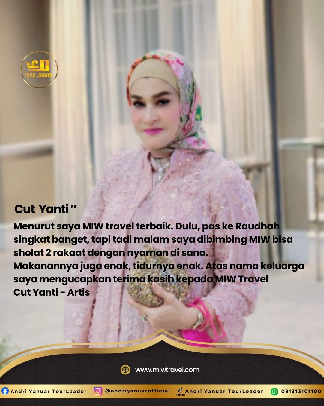 Putih dan Hijau Ucapan Selamat Hari Raya Idul Fitri Instagram Post (2)